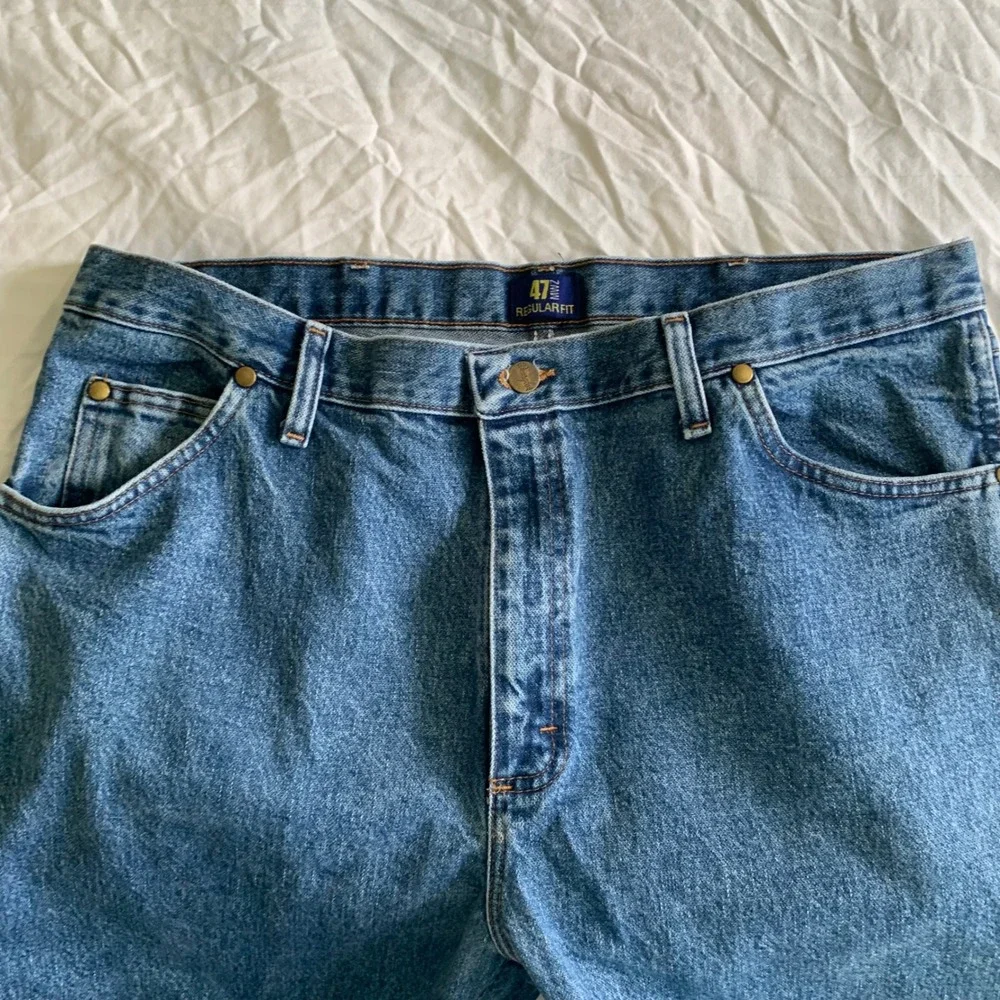 Wrangler Men 38x36 Jeans Blue 47MWZ Premium Performance Cowboy Cut Regular Fit